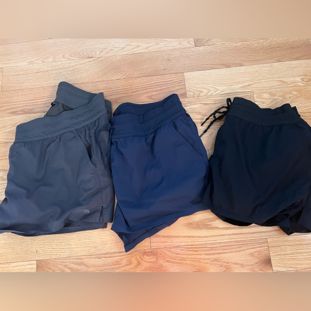 3 North Face Women’s Shorts. Like brand new. Non smoking house. Price is for all